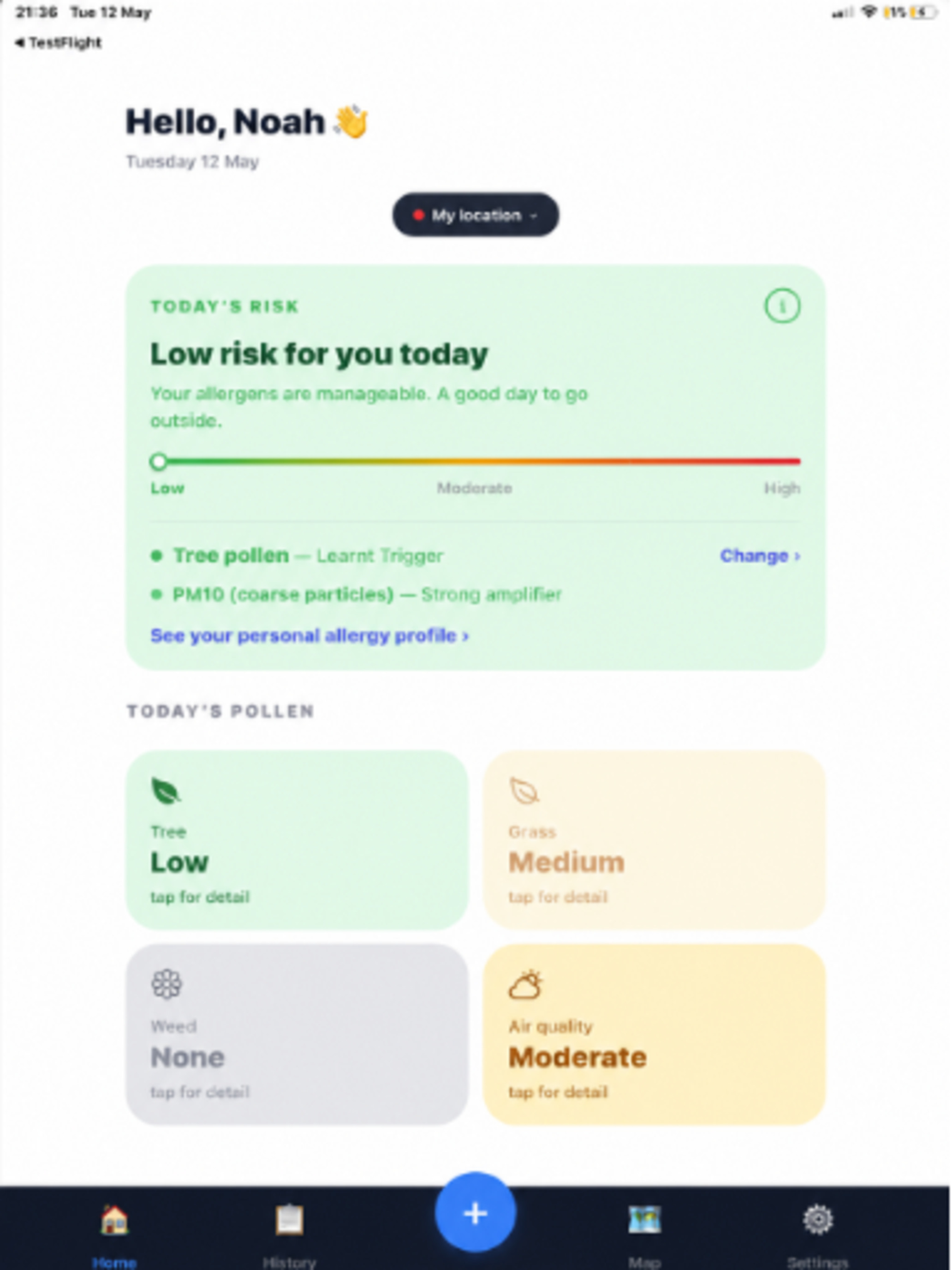 Local Allergies: Hayfever App screenshot 9