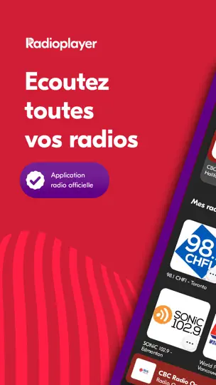 Capture d'écran de Radioplayer - Radio & Podcast sur iPhone 1