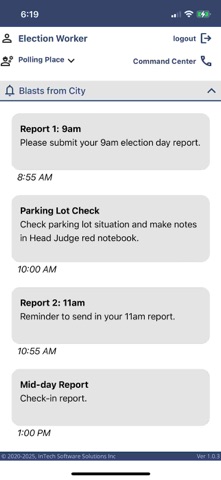 Modus Poll Worker Screenshot 1 of 3