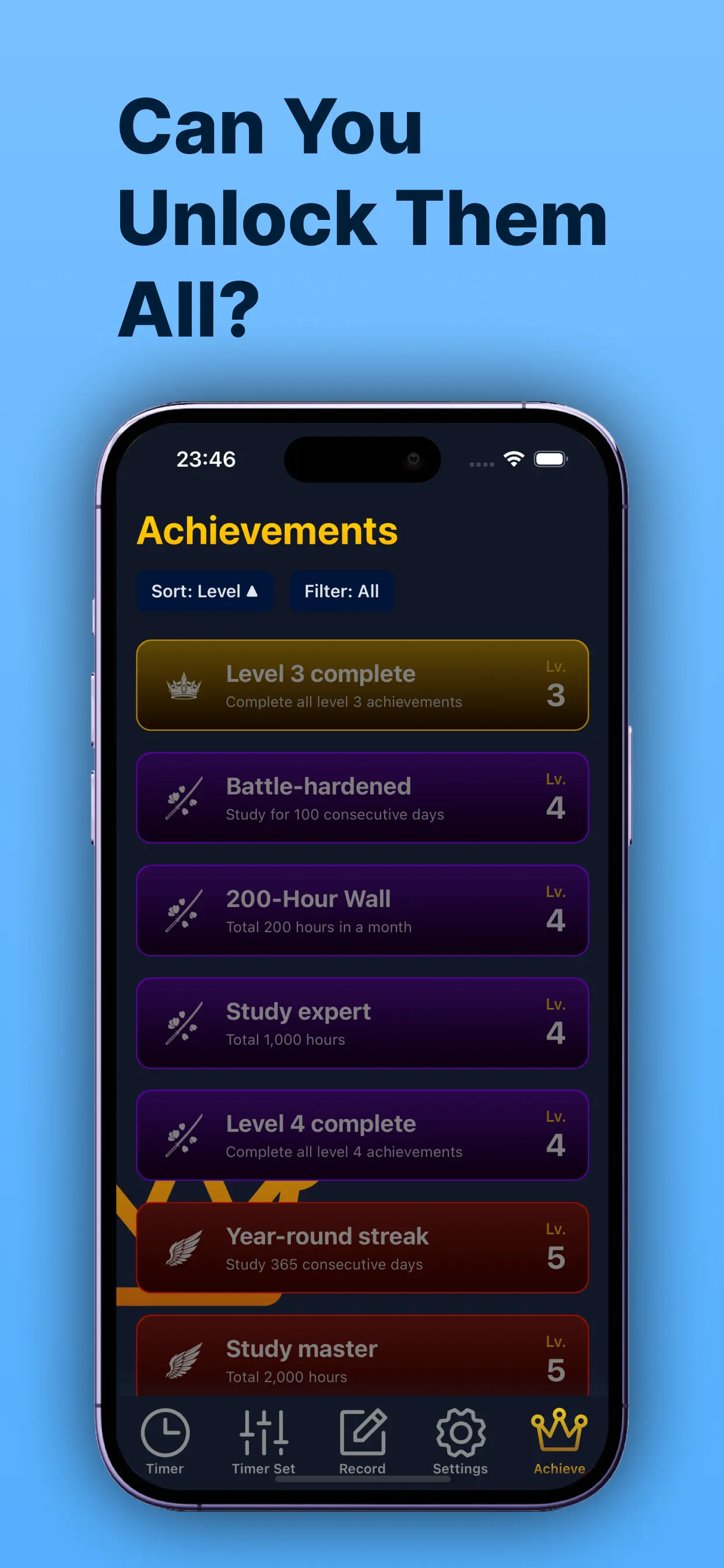 #7. StudyRecord: Study Tracker (iOS) Podle: Yusuke Hirota