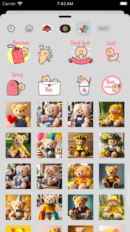 Gummy Bear Stickers Pack