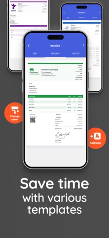Invoice Maker; Invoice Simple App Store preview screenshot 6