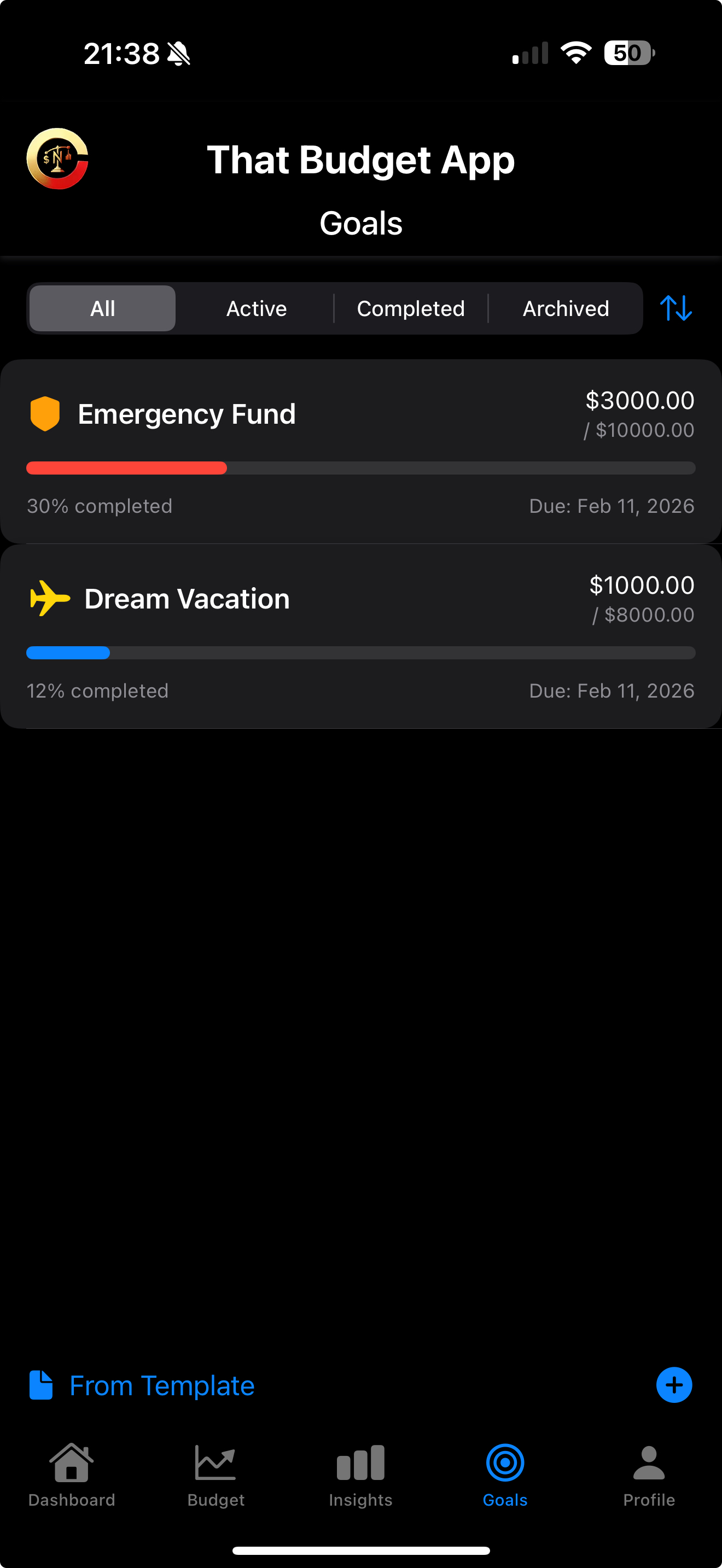 That Budget App