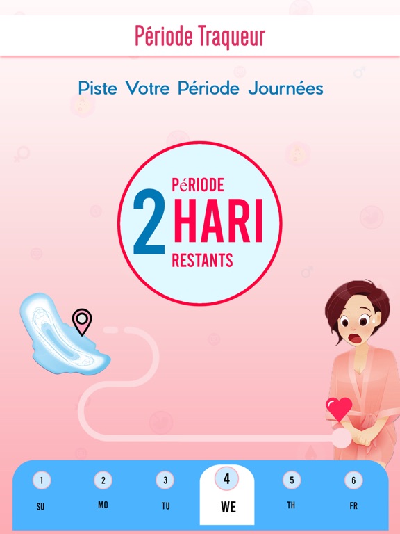 Screenshot #6 pour Calendrier Ovulation & Regles