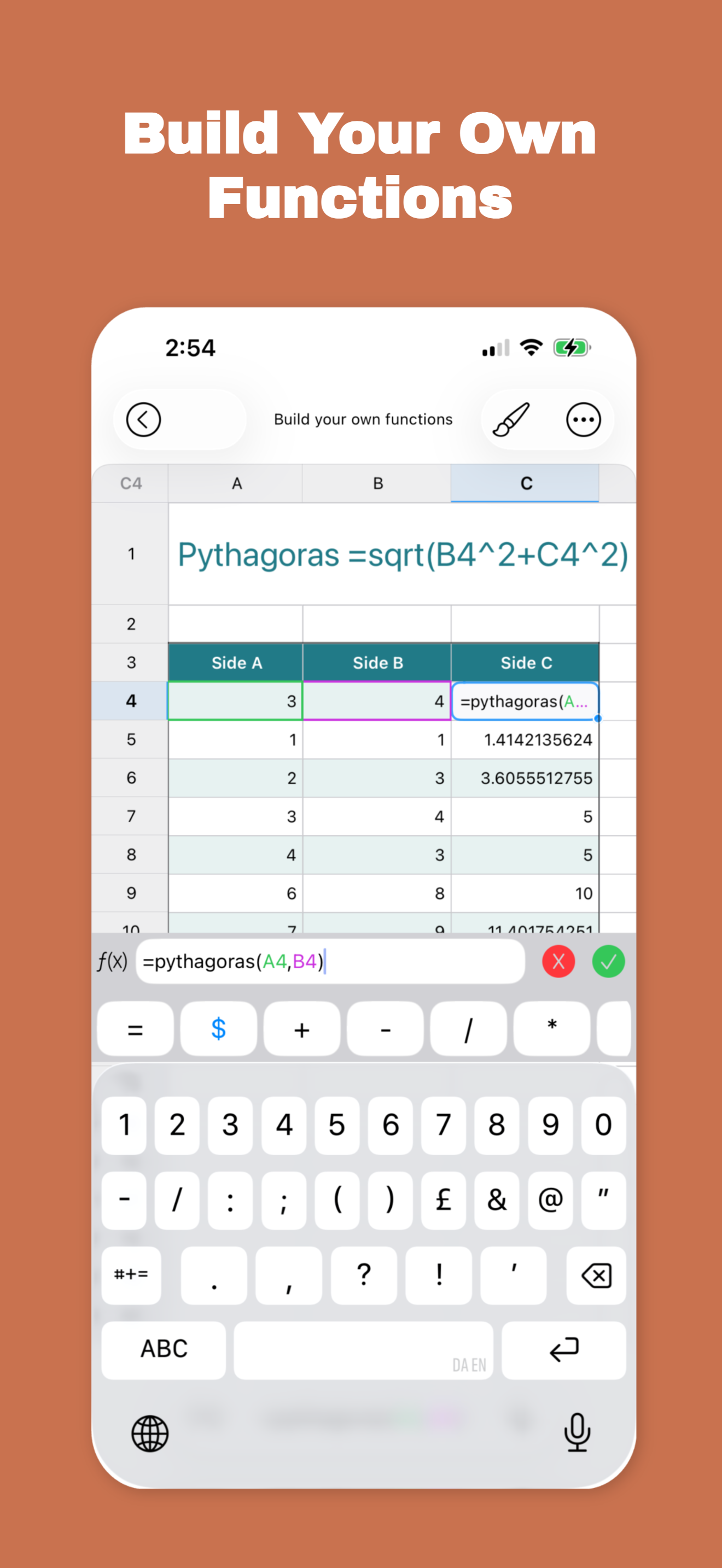 The Spreadsheet App - Sheets screenshot 6