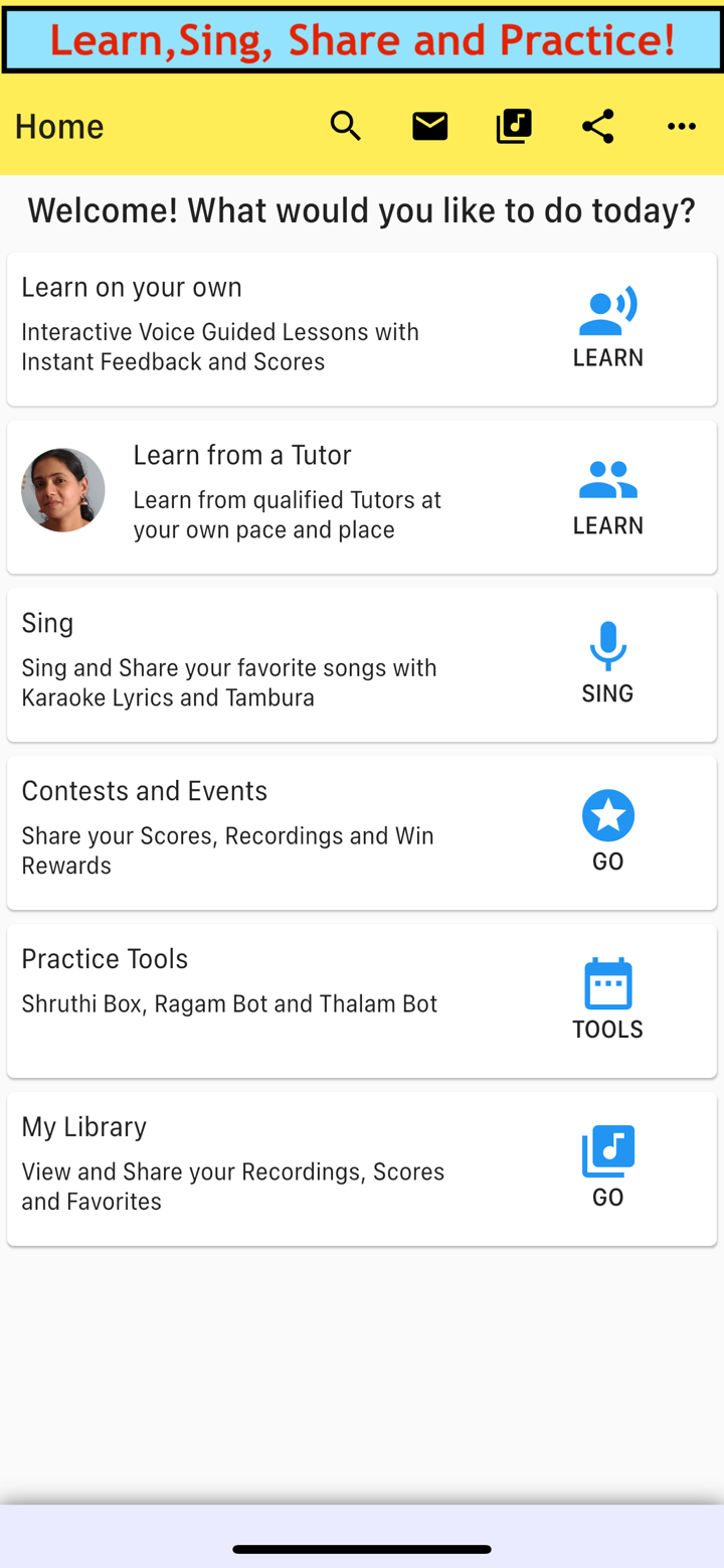Carnatic Singer screenshot 1