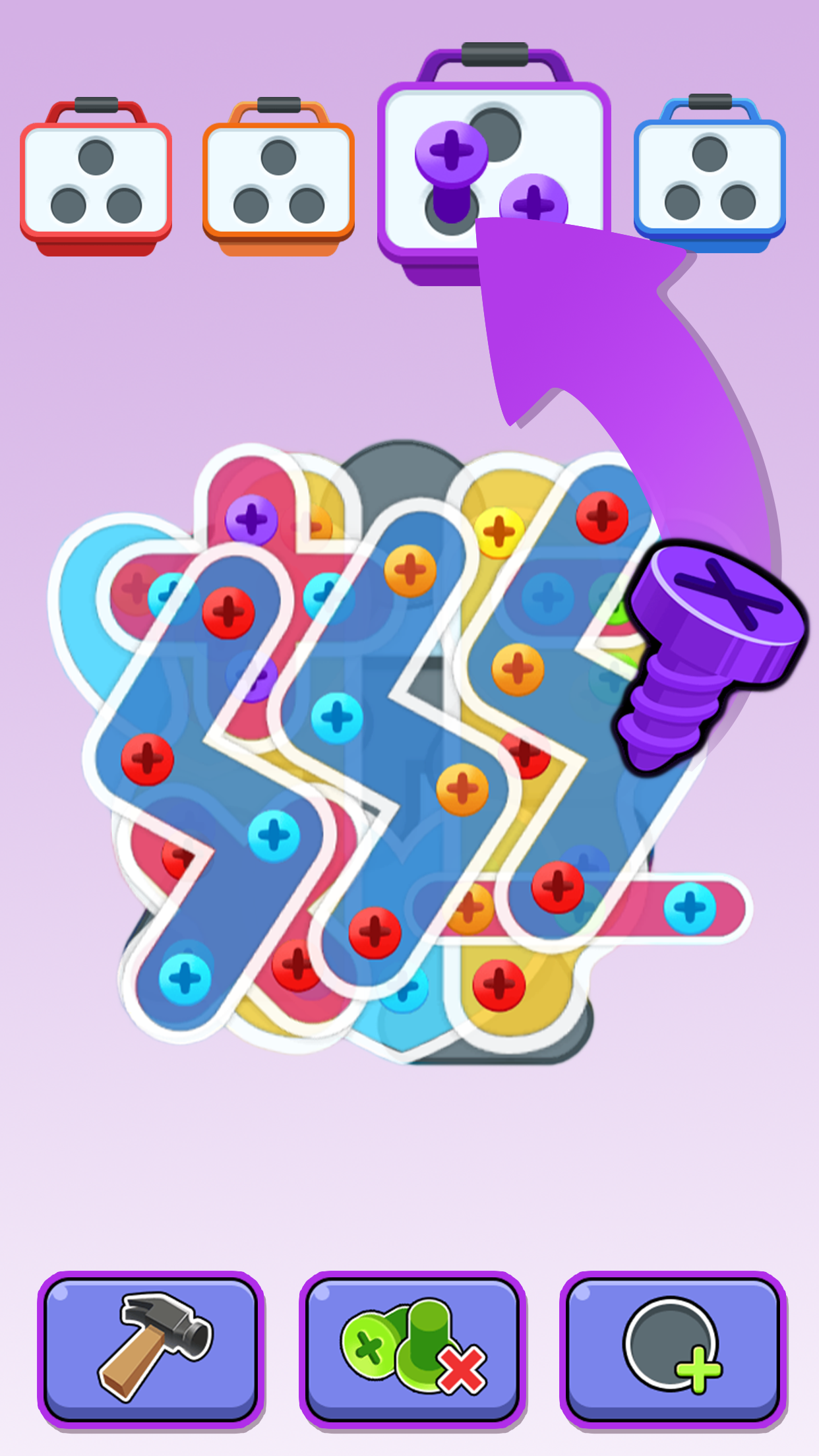 Screw Pin Jam Puzzle screenshot 1