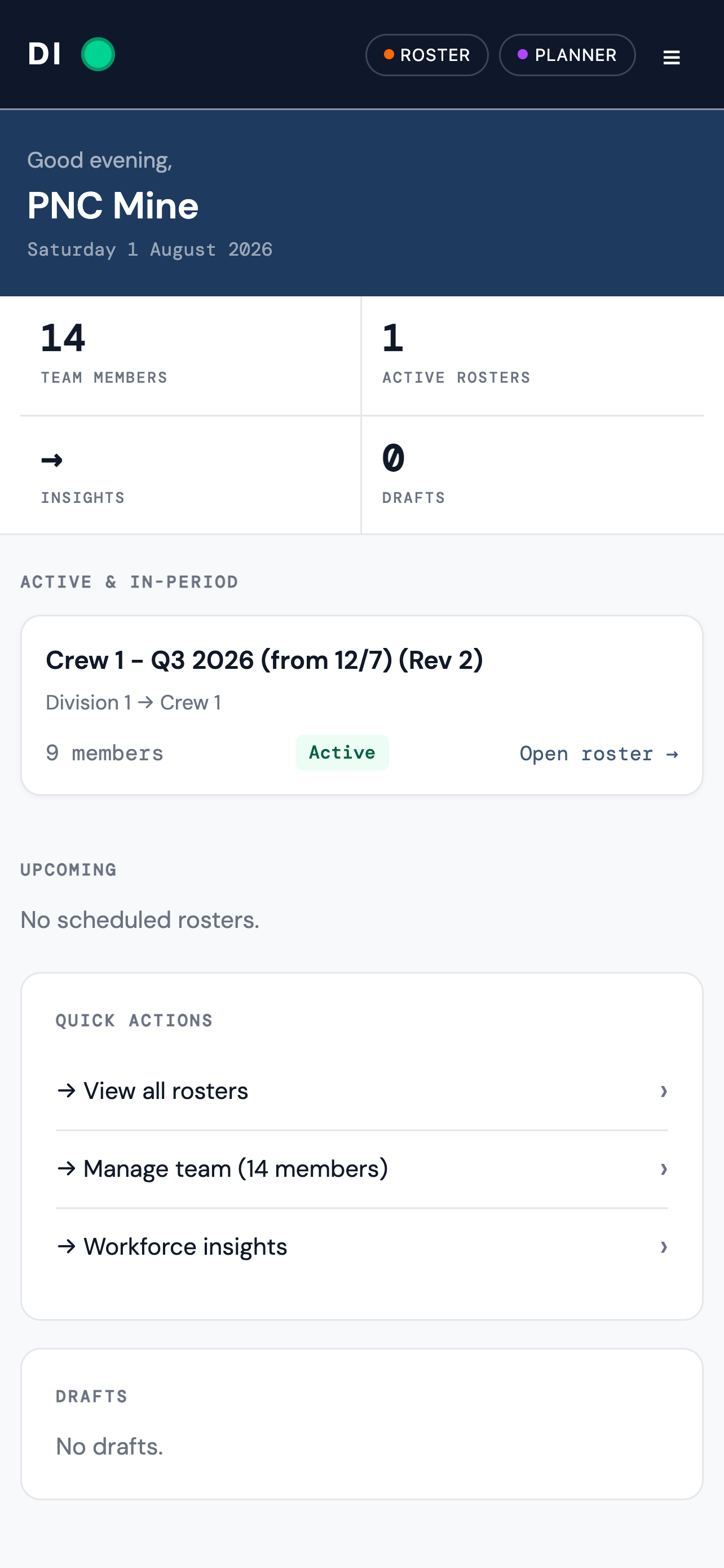 FIFO Roster Planner screenshot 5