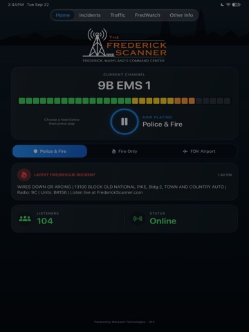 FredScanner Pro app screenshot 2