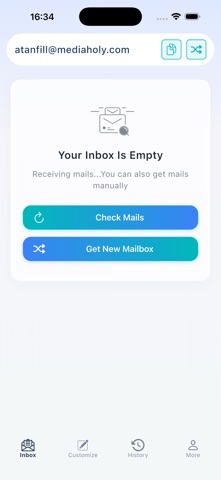 MailTicking - Temp Mail Screenshot 1 of 5
