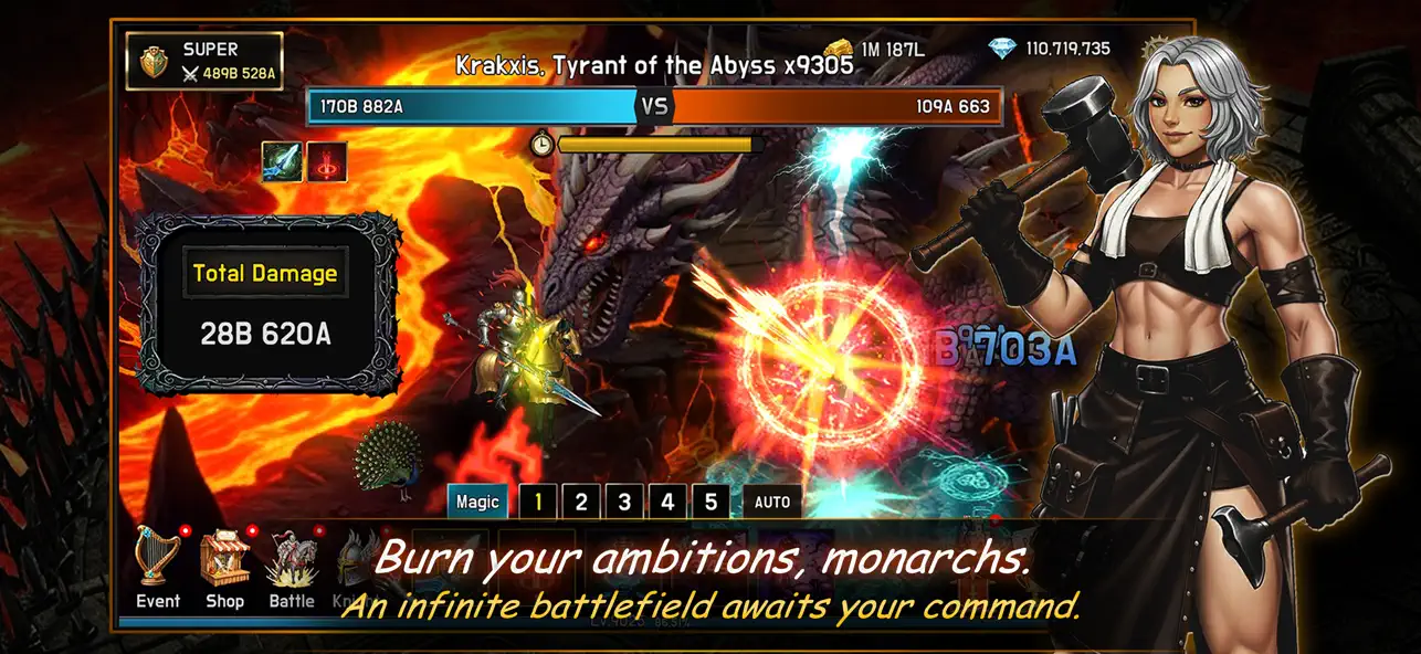 Idle Bloodbound Lord iOS Mod IPA screenshot 2 - iOS game interface