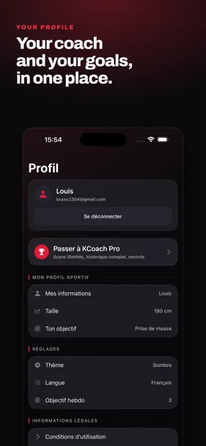KCoach - AI Gym Workout ㅤ screenshot 3