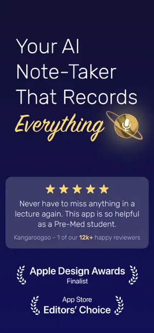 Noted: Record & AI Transcribe screenshot 1