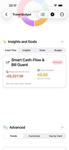 Budgets For Plans screenshot