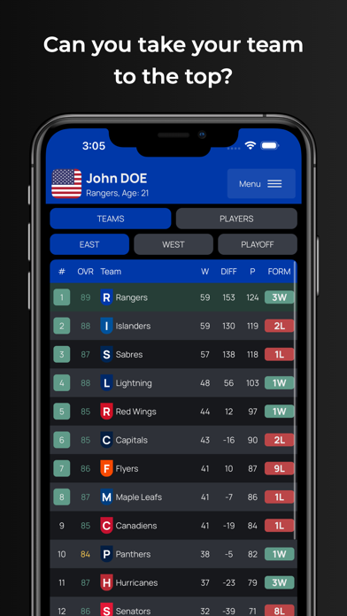 Hockey Career Game: Ice Legend Screenshot