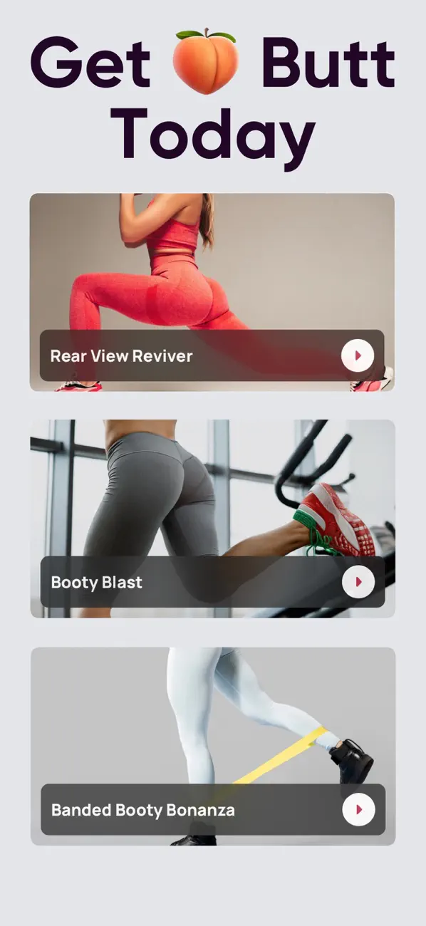 Screenshot #1 pour Big Butt & Leg Workout Planner
