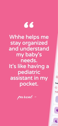 Whhe: Baby Tracker & Log screenshot