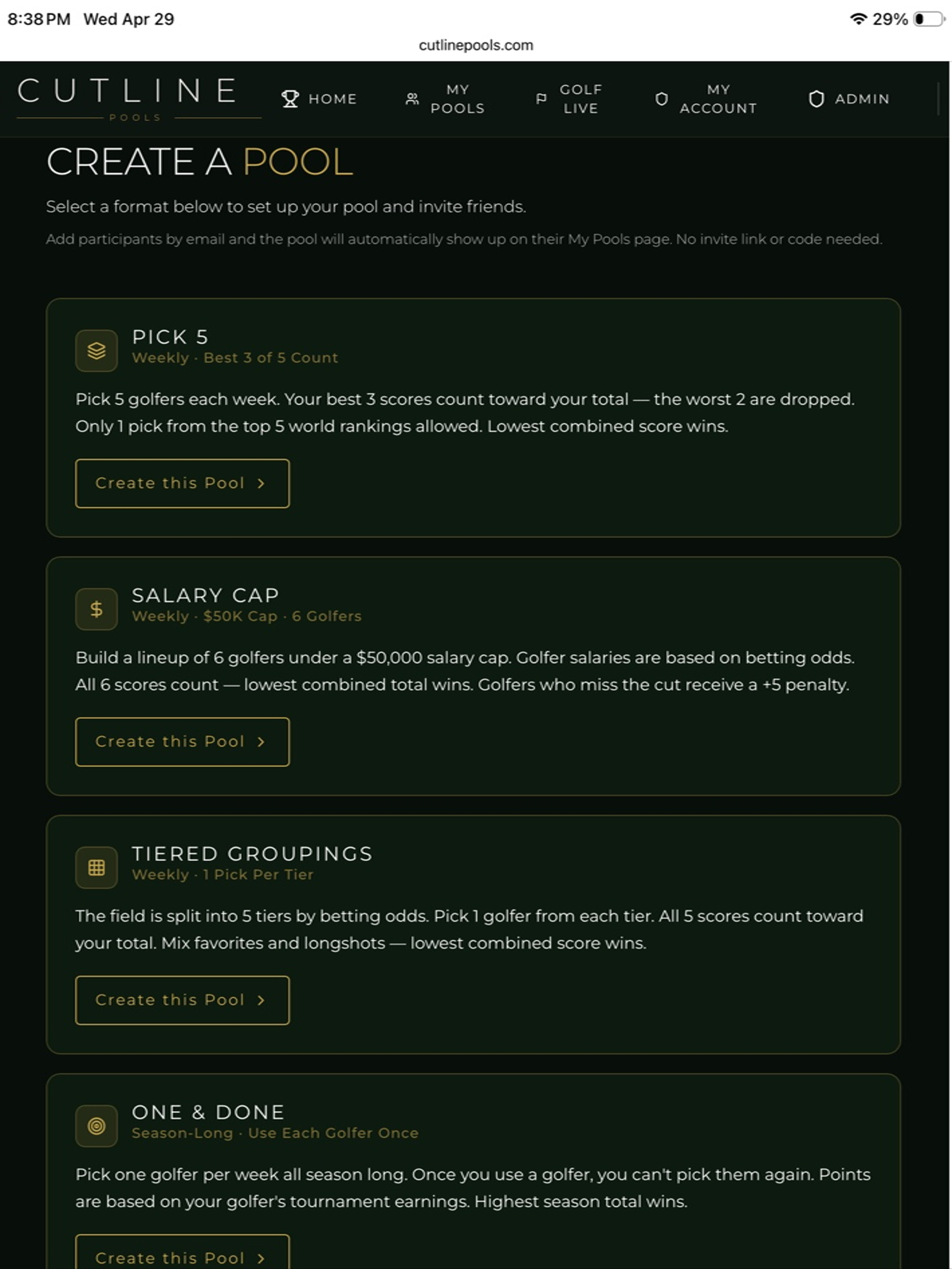 Cutline Pools