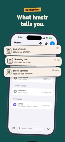 hmstr – Pantry Tracker screenshot 2