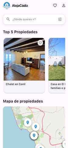 Aloja Cádiz iPhone screenshot