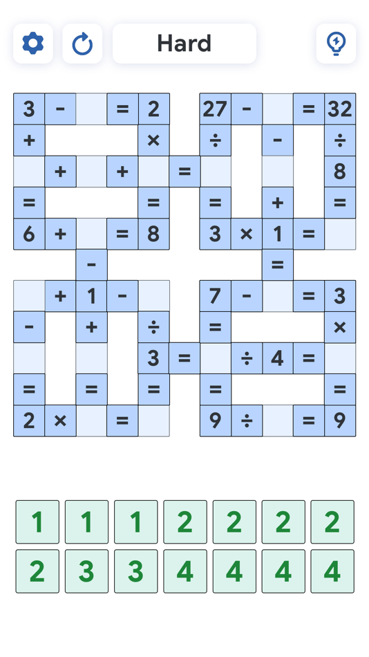 #7. Crossmath Games - Math Puzzle (iOS) 由: Longwind Studio