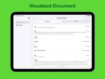 MongoPie iPad screenshot