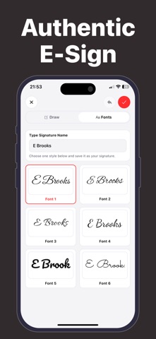 Signature Scanner: Sign PDF iPhone screenshot
