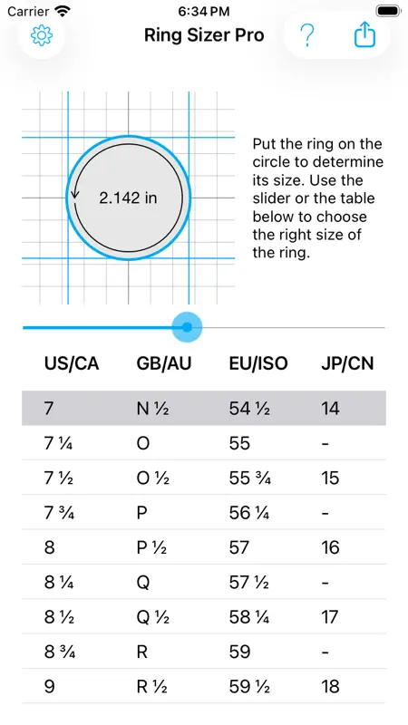 Ring Sizer Pro screenshot 3 of 9