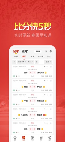 天天盈球--足球篮球数据比分预测分析 screenshot