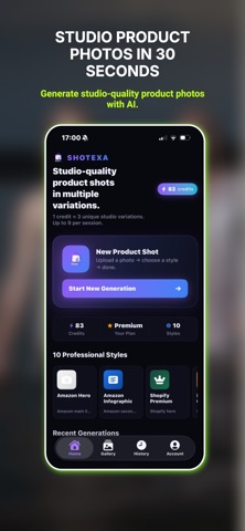 Shotexa: AI Product Photos screenshot