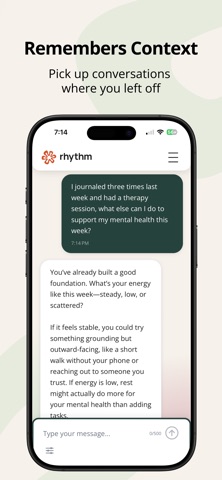 Rhythm: Personal AI Support Screenshot 5 of 5