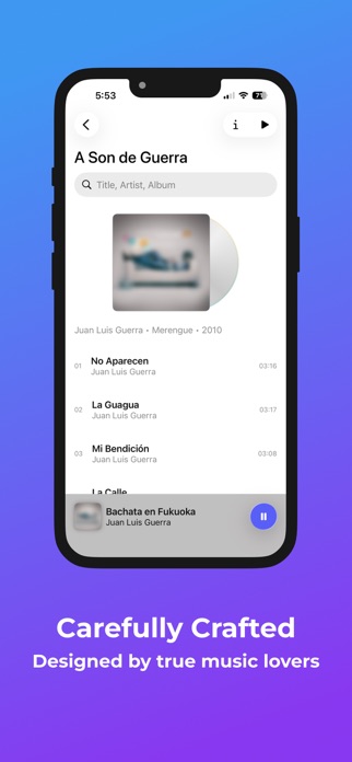 Amuse: Music Player Screenshot 1 of 5