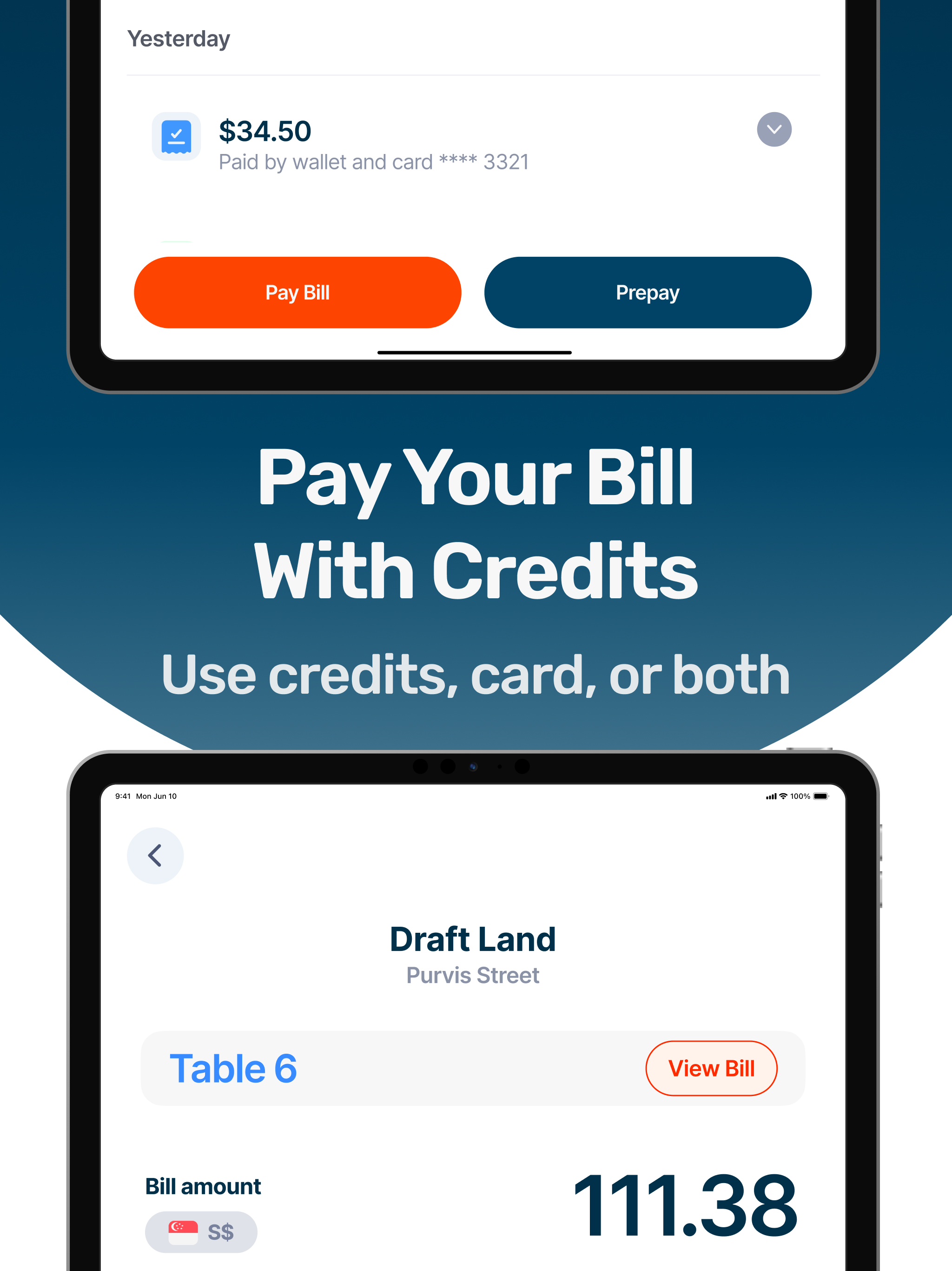 Dinetap: Prepay & Earn