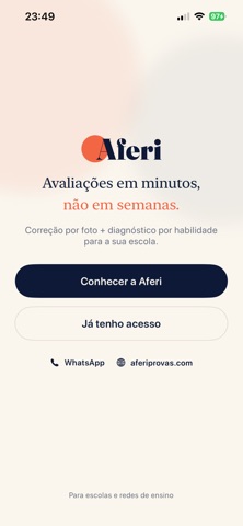 Aferi - Corretor de Gabaritos Screenshot 2 of 3