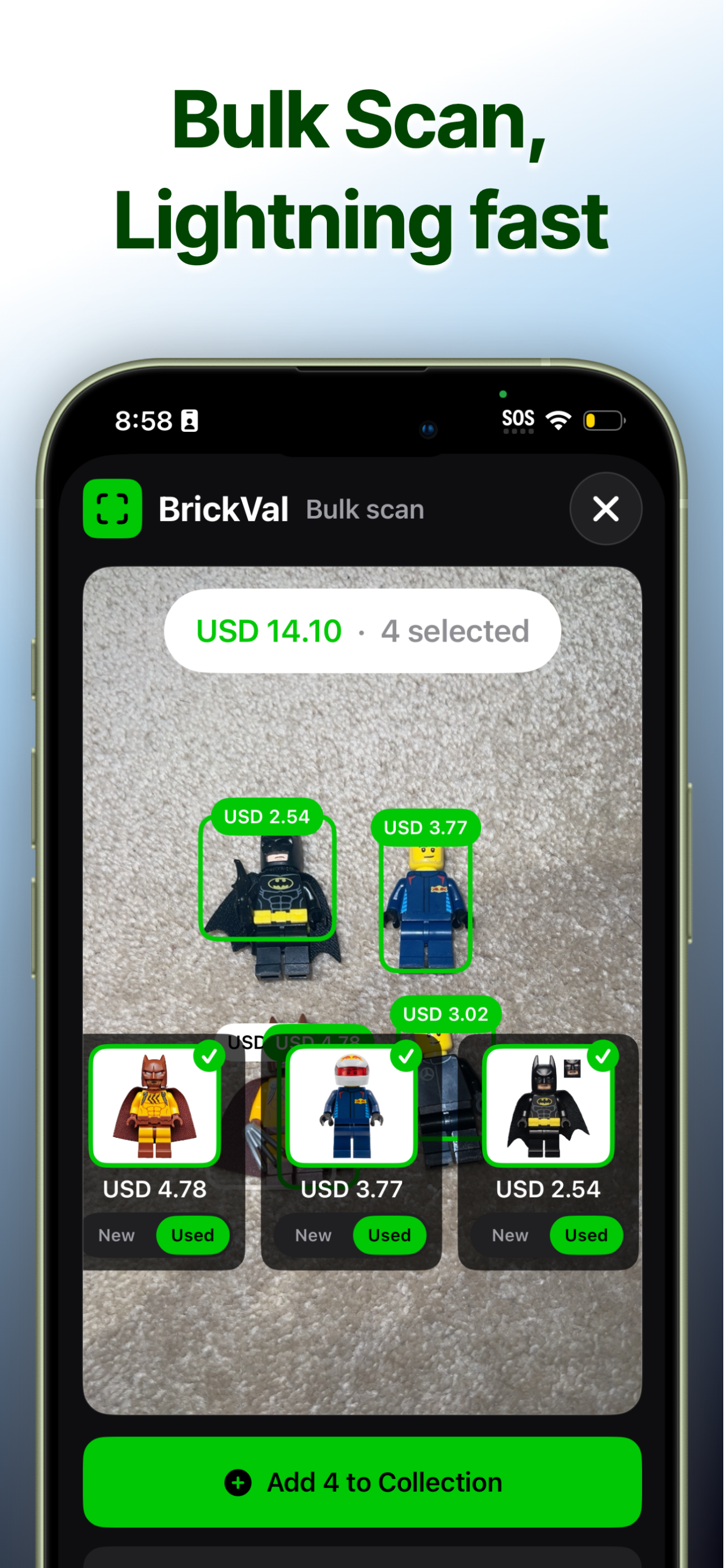 BrickValue: Minifig Scanner screenshot 2