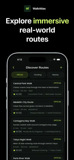 WalkAtlas screenshot 2
