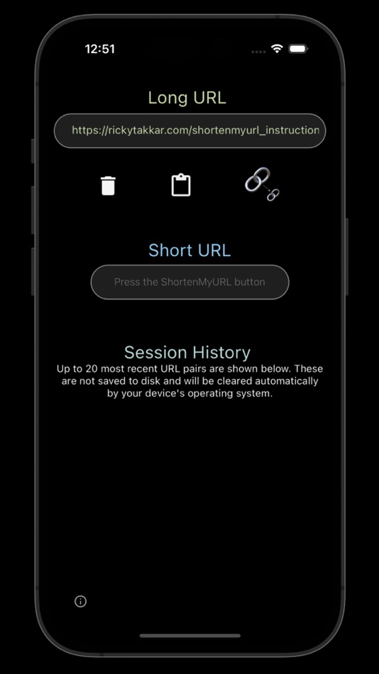#2. ShortenMyURL (iOS) 由: Ritwik Takkar