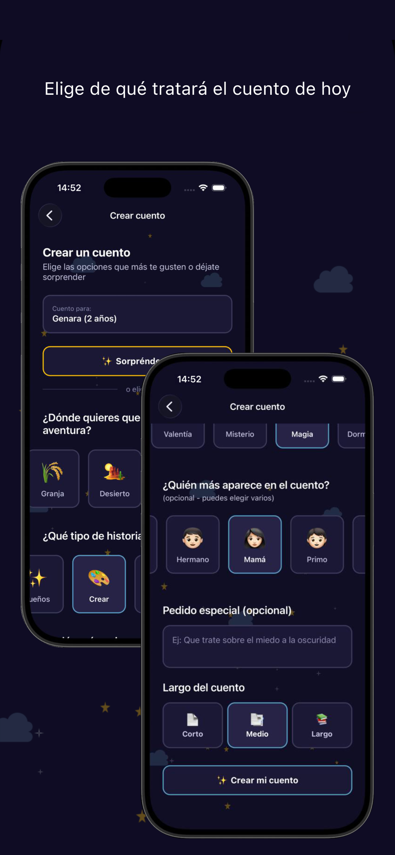 Suenia: Cuentos personalizados