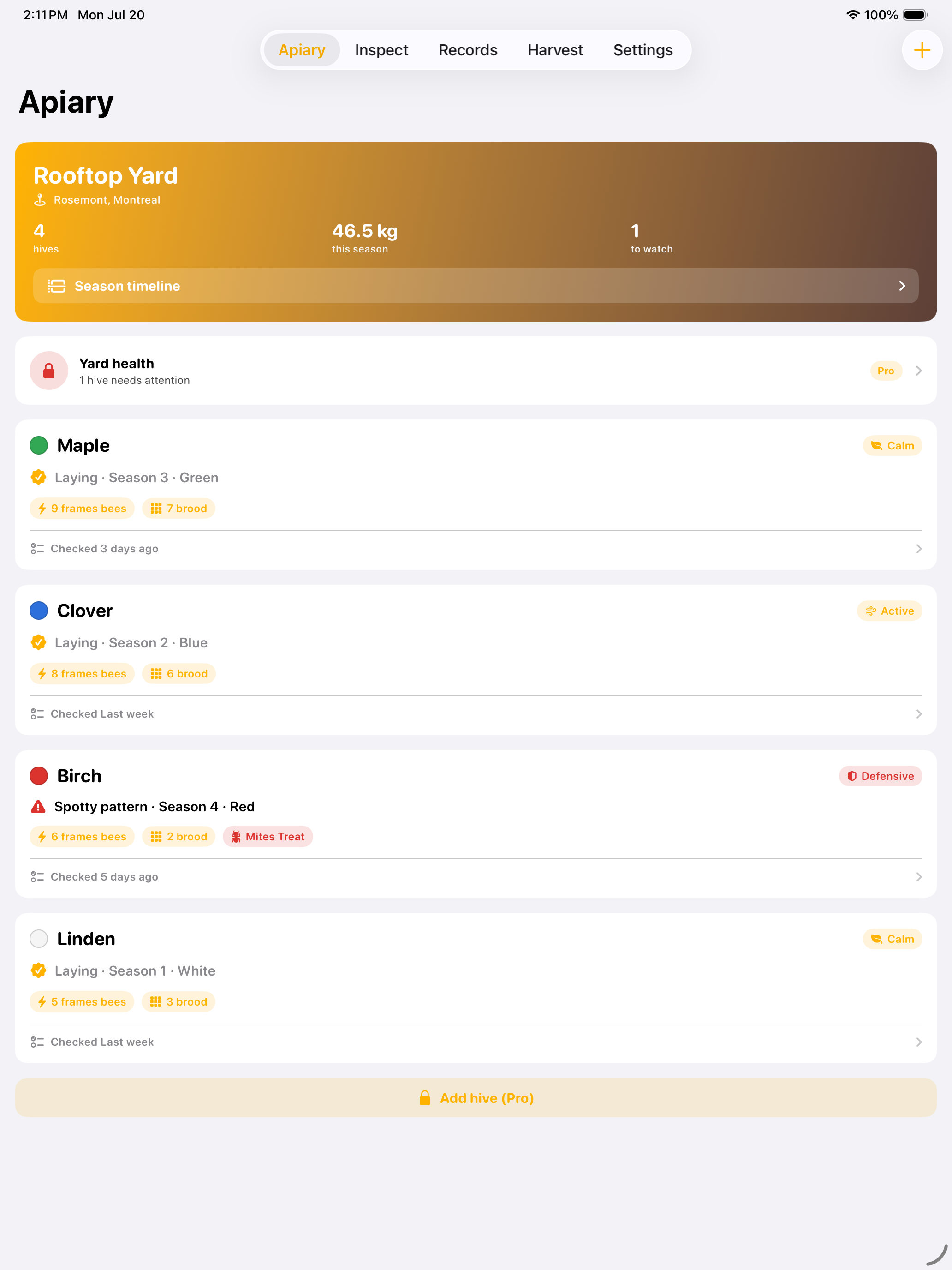 HiveLedger: Beekeeping screenshot 6