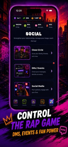 Rapper Life: Rap Star Game Screenshot 2 of 4