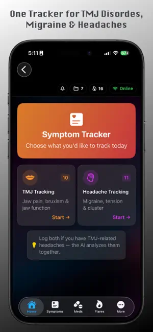myTMJ Tracker screenshot 2