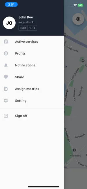 Icelandtaxi24 - Driver screenshot 2