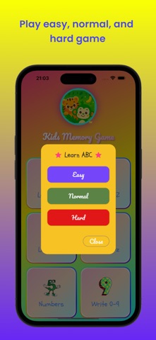 Smart Kids Memory Game Screenshot 3 of 10
