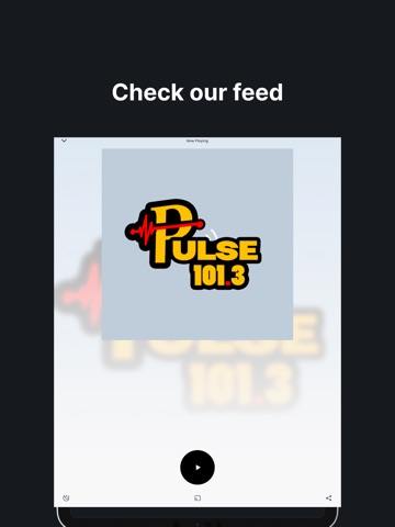 Pulse 101.3 iPad screenshot