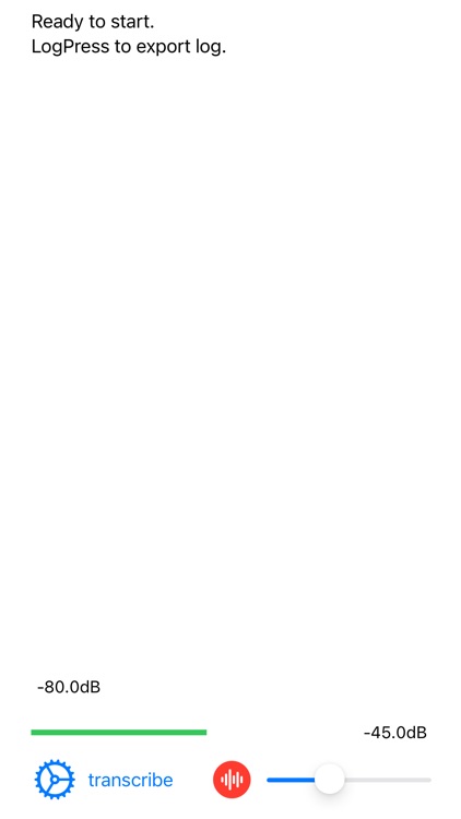 Transcribe on device