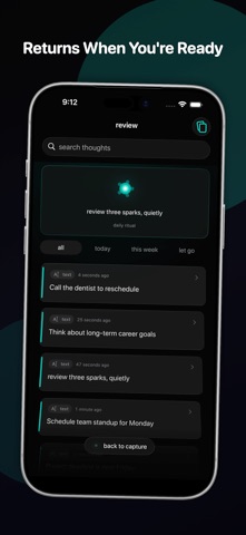 ThoughtTrack: Voice Capture screenshot