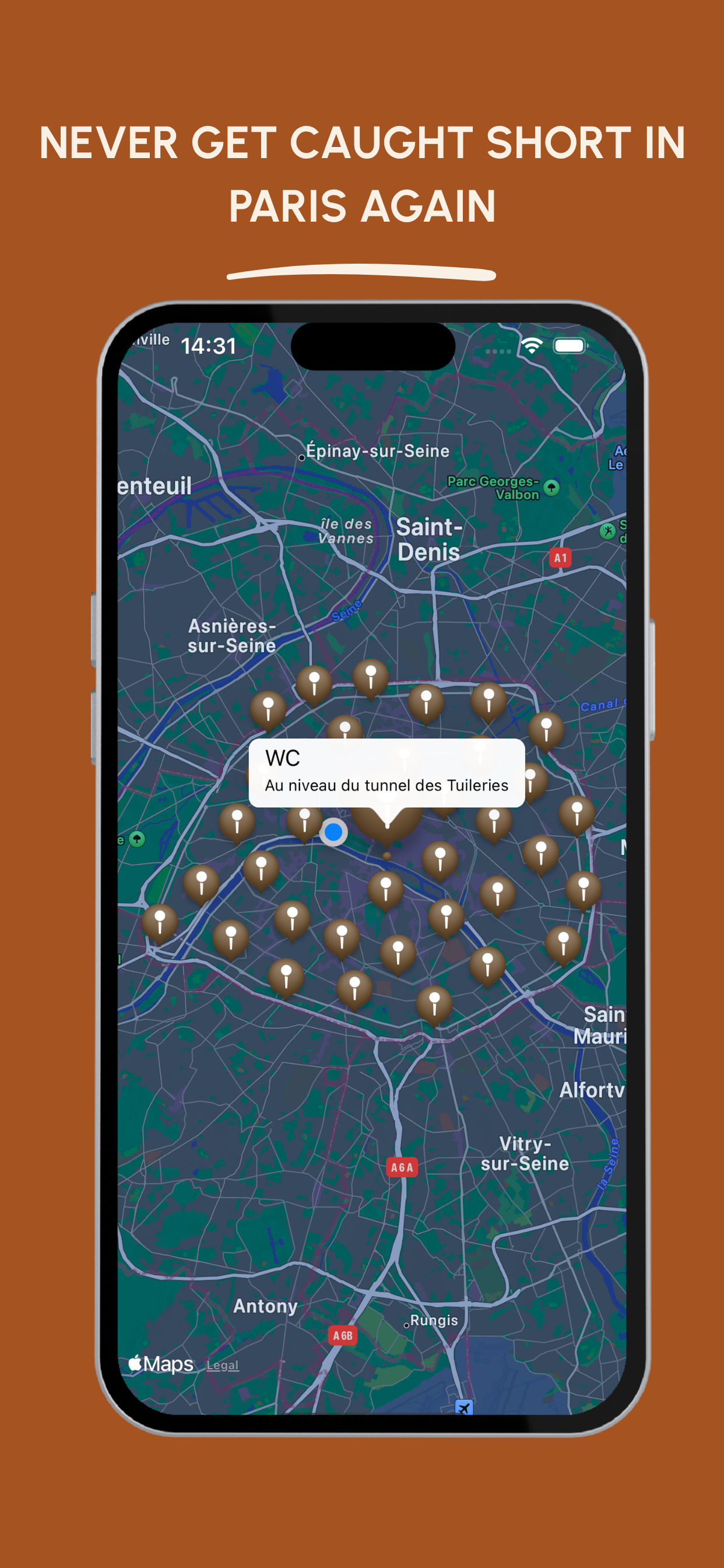 Paris Toilet Finder screenshot 5