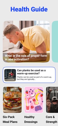 Plank Workout: Plank Challenge iPhone screenshot