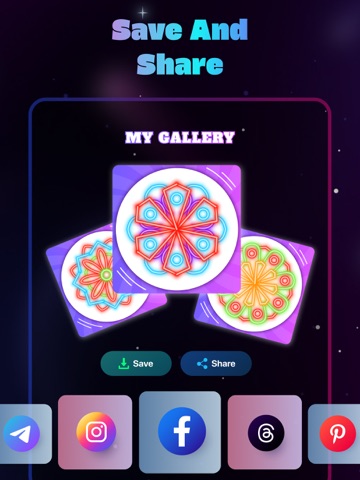Visual Wheel Art - Spin & Draw iPad screenshot