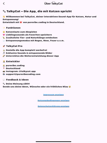 TalkyCat – Talk to Your Cat iPad screenshot